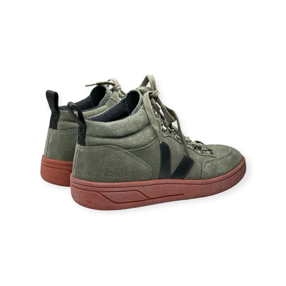 VEJA ★ Roraima High Top Sneaker ★ Olive Suede ★ 43 EU 10 ★ Ecological Fair Trade - Picture 3 of 16